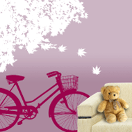 A bicyclette